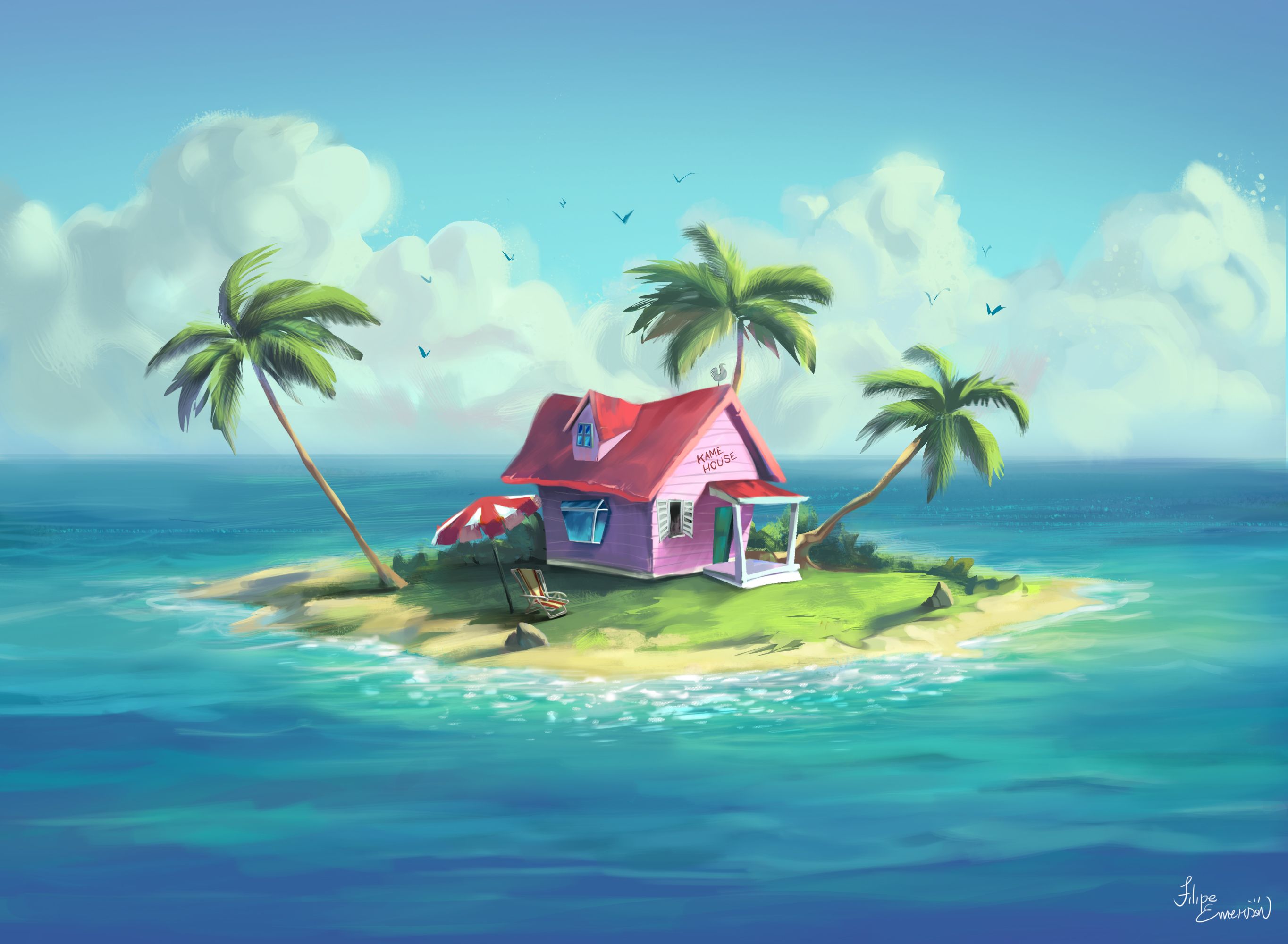 Kame House Wallpaper