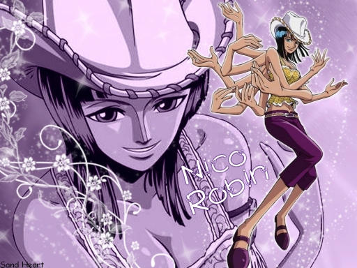 Nico Robin By Sand Heart