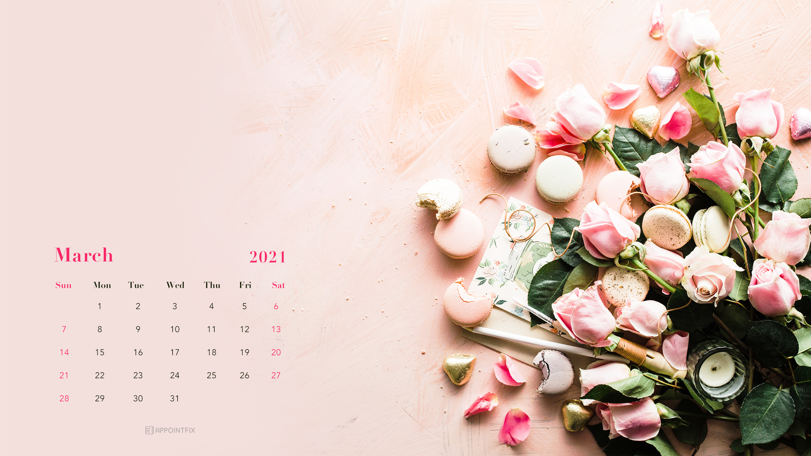 March 2021 Desktop Wallpaper Calendar Image ID 13