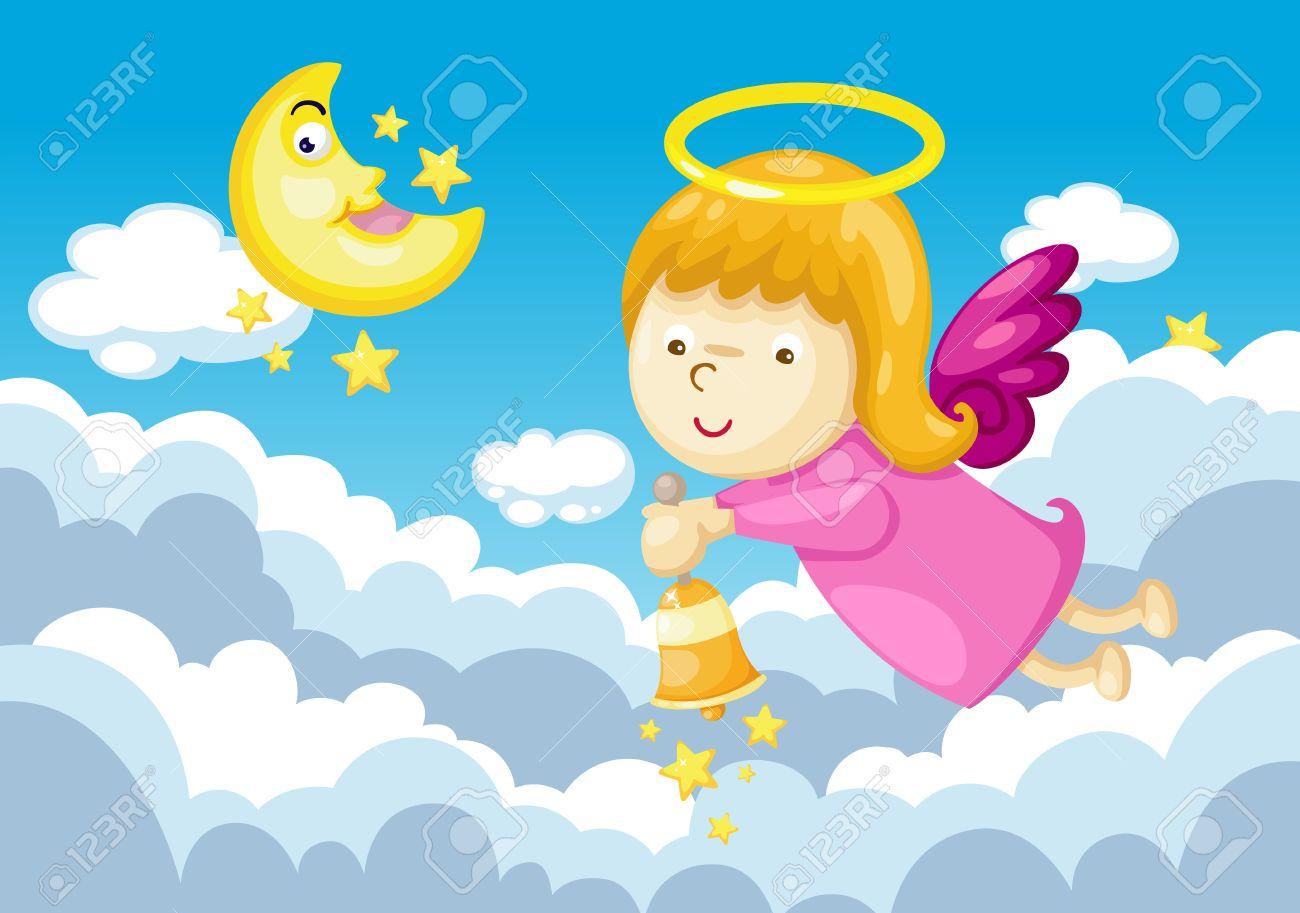 Free download Angel In Sky Background Royalty Free SVG Cliparts Vectors