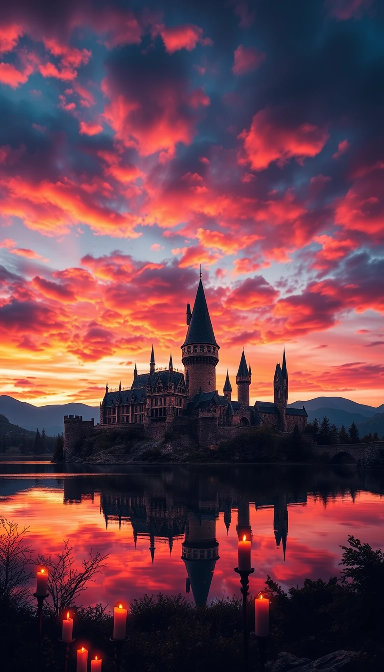 Hogwarts Castle Phone Wallpaper