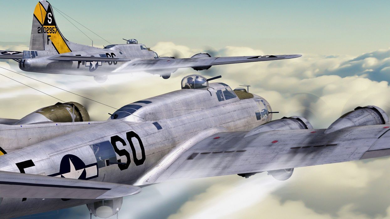 Airplanes B Flying Fortress Widescreen Wallpaper