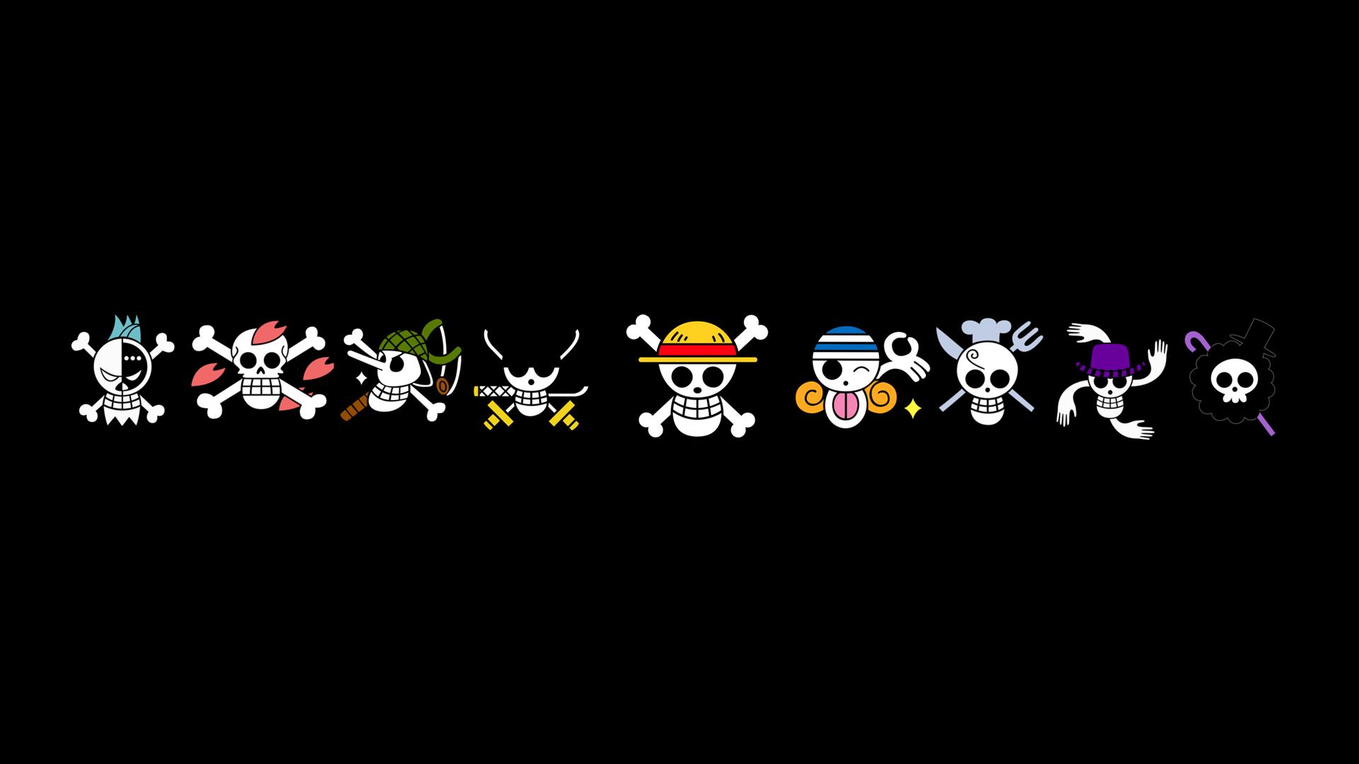 One Piece Pirates Logo Wallpaper HD For