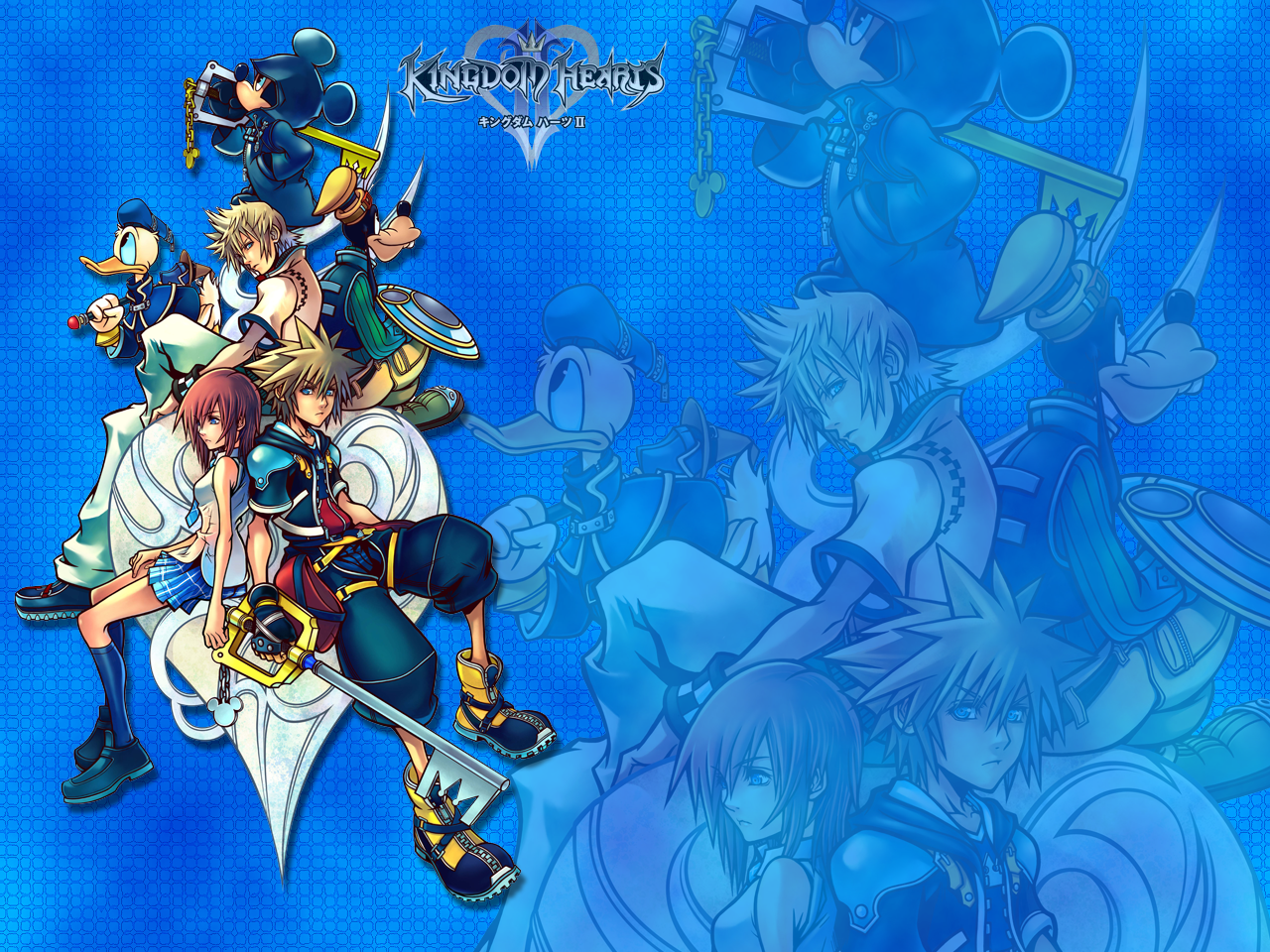 Kingdom Hearts II Wallpaper by Moonshadow87 on