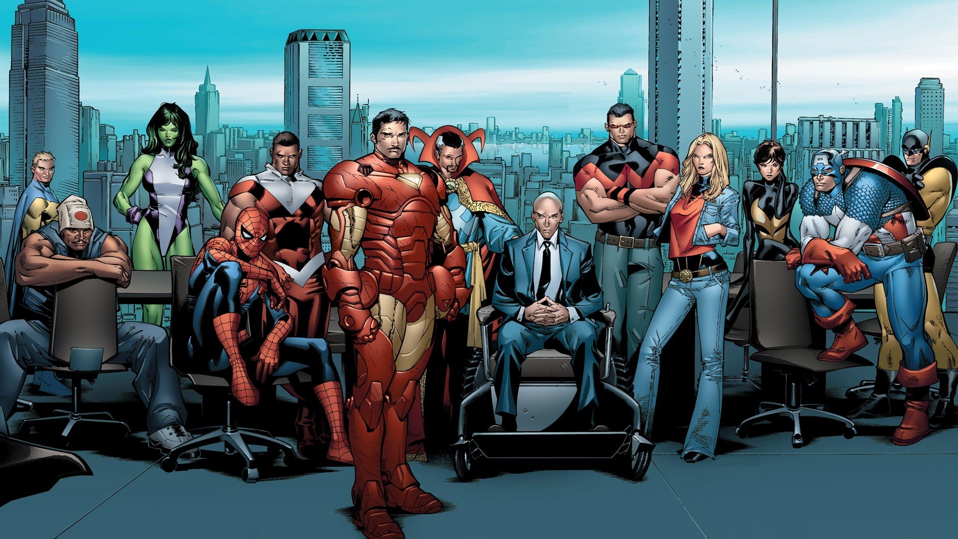 Marvel comics characters Wallpaper 3238