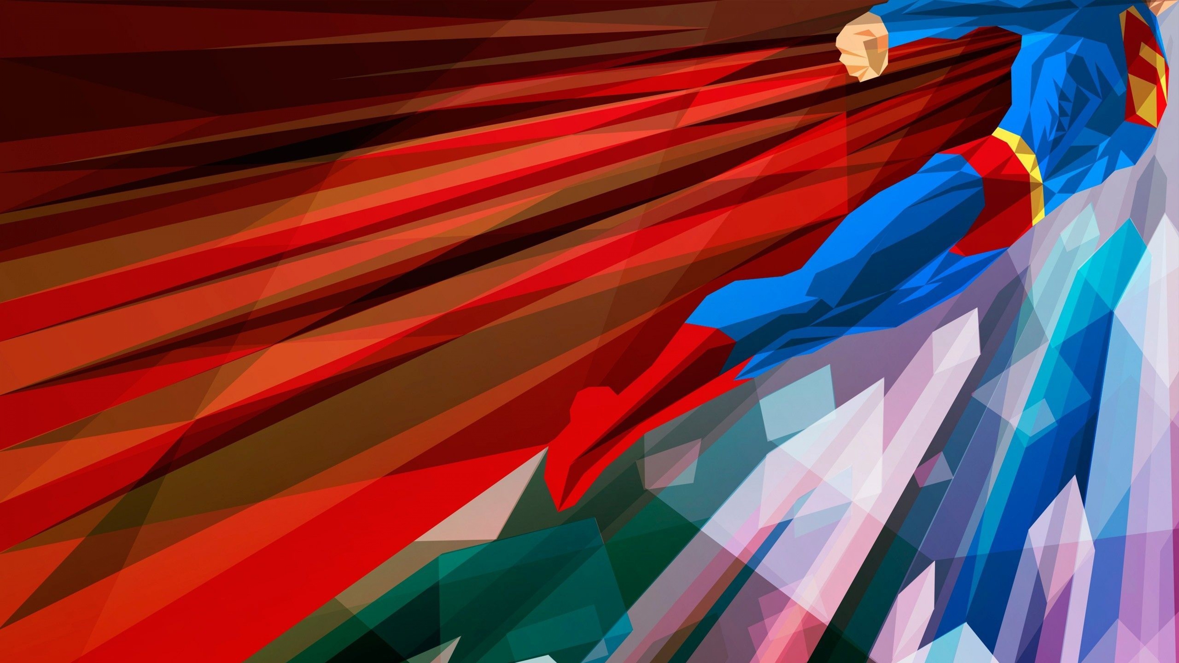 Wallpaper Superhero Superman Bright 4k Ultra HD