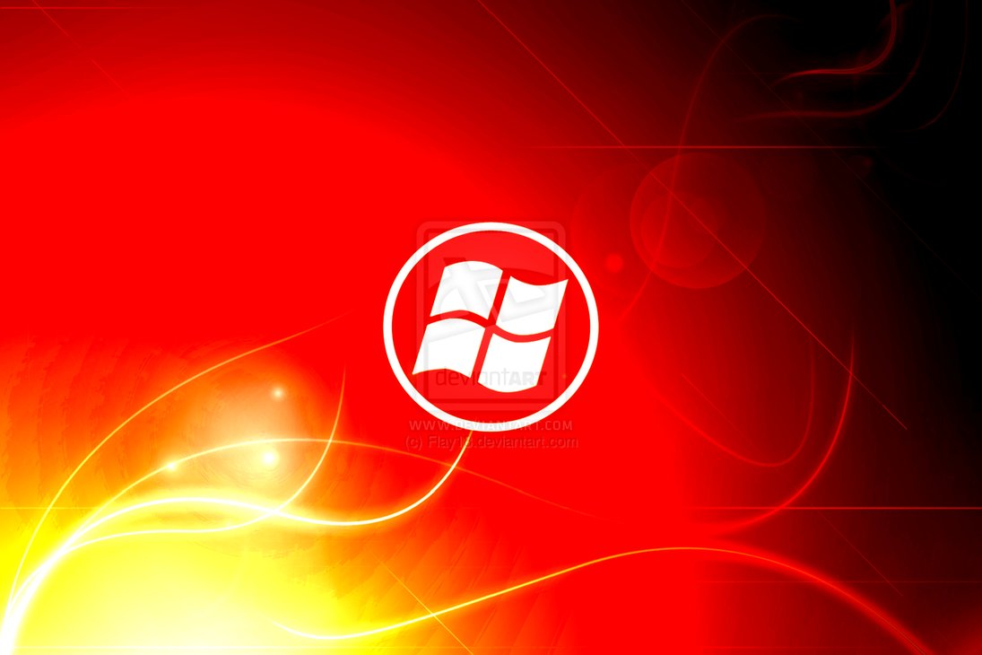 Windows Red Wallpaper By Flay18