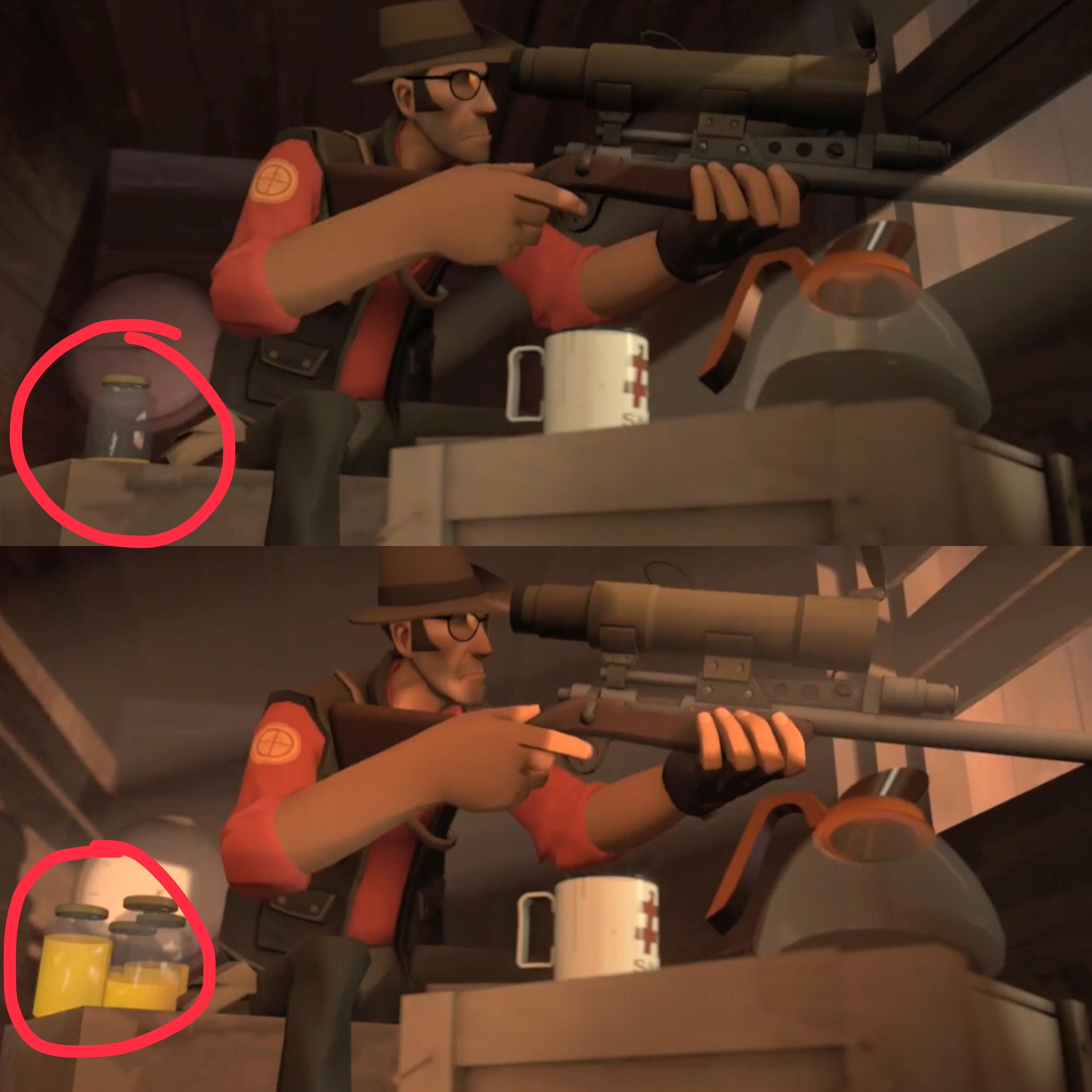 In Tf2 S Meet The Sniper There A Time Lapse Scene Of