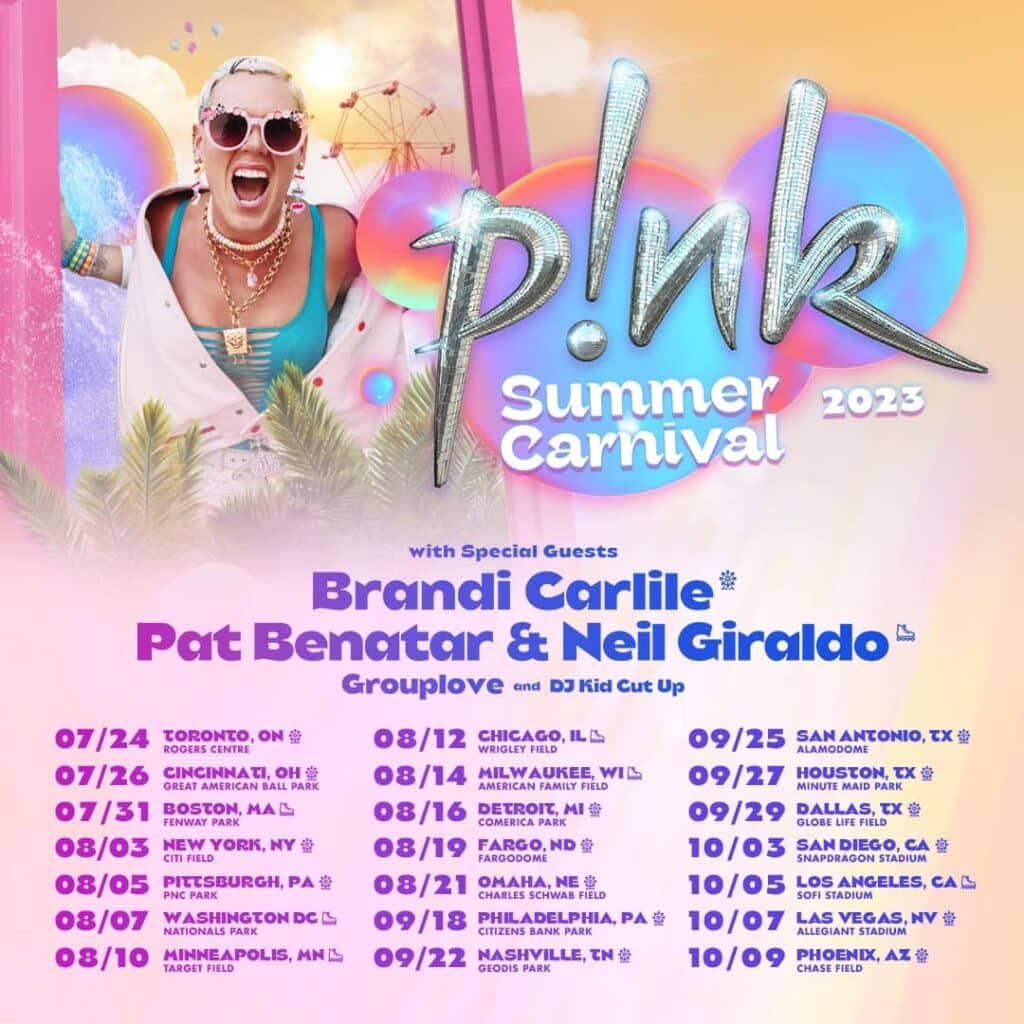 Pink Tour Philadelphia Wallpaper