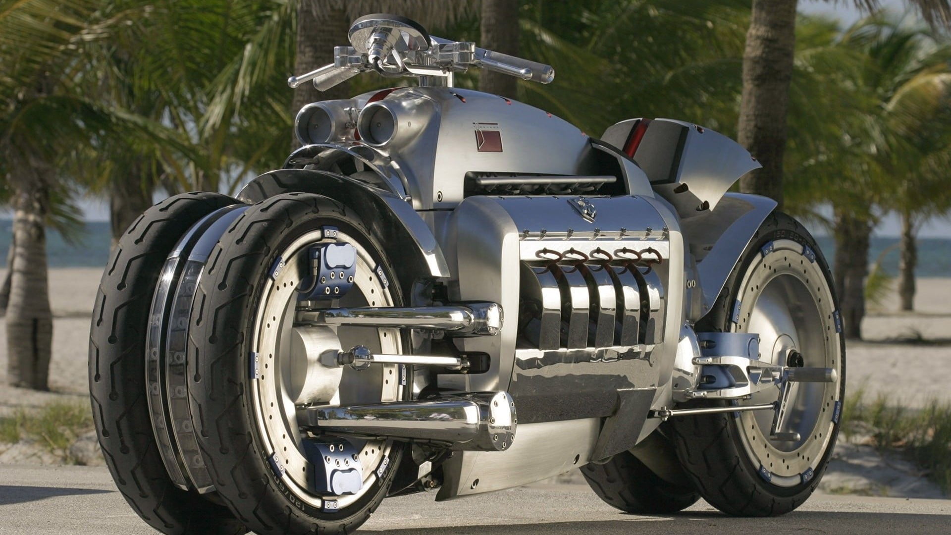 Gray Future Motorcycle Dodge Tomahawk Vehicle