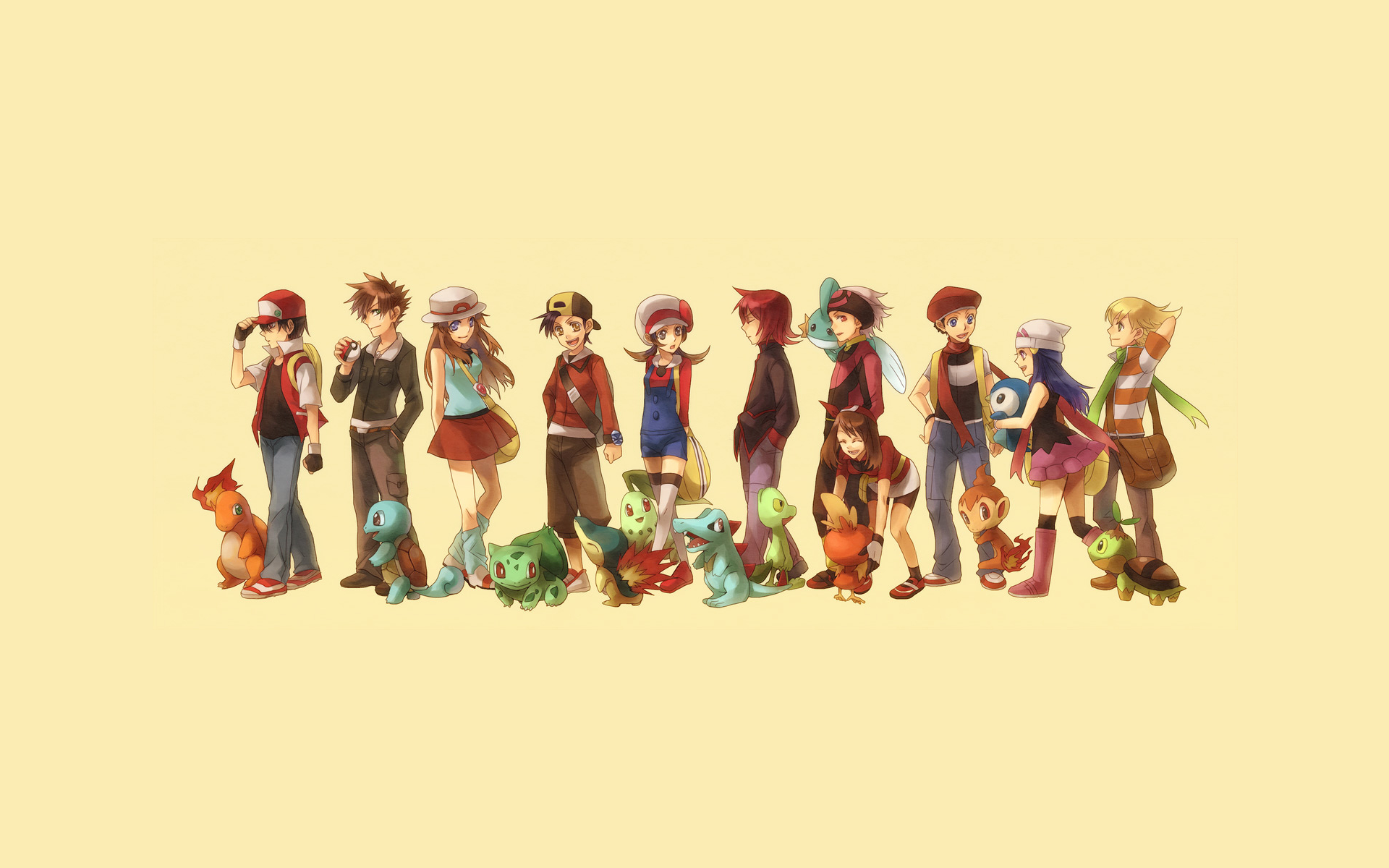 Pokemon Trainers HD Wallpaper High
