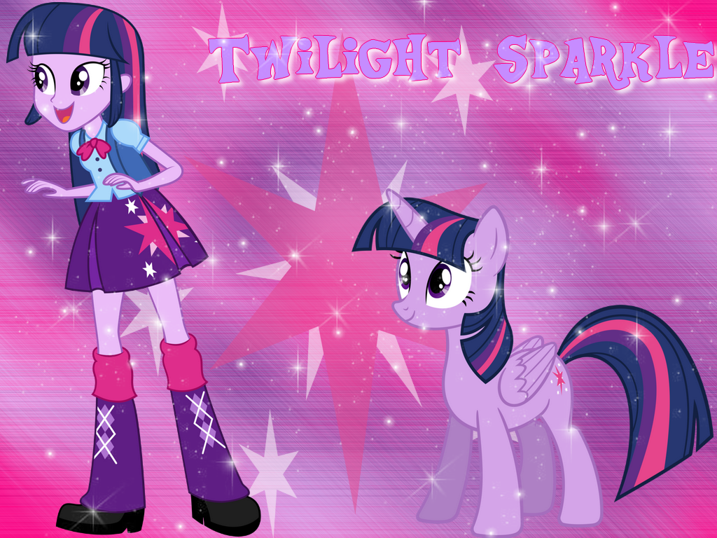 Twilight Sparkle And Princess Pony Wallpaper By Natoumjsonic On