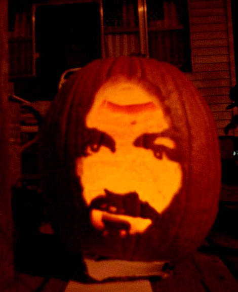 Charles Manson Pumpkin By Eraserhead999