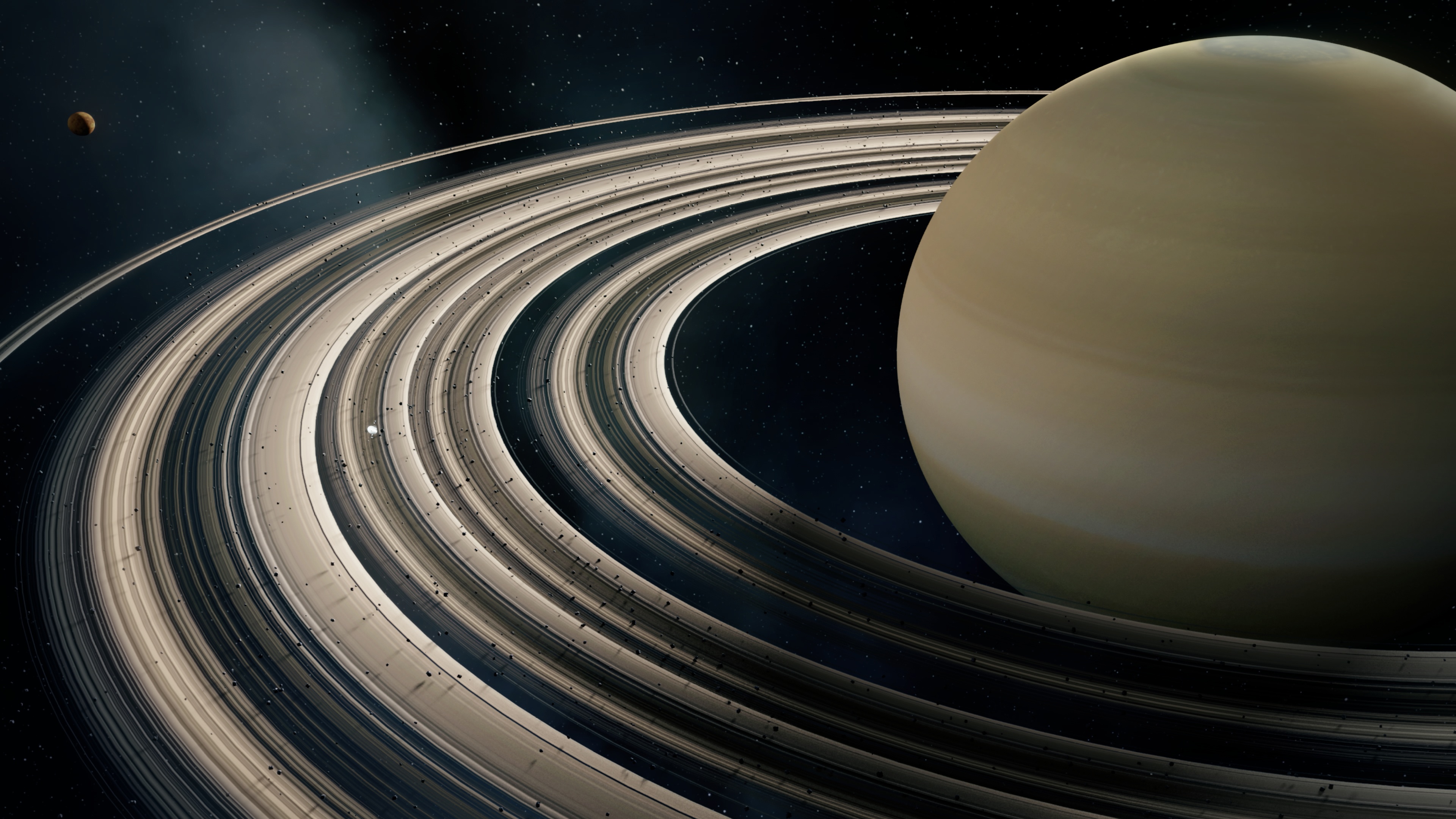 Saturn Outer Space Wallpaper
