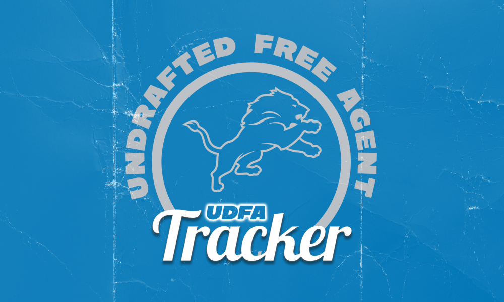 Detroit Lions Undrafted Agent Tracker