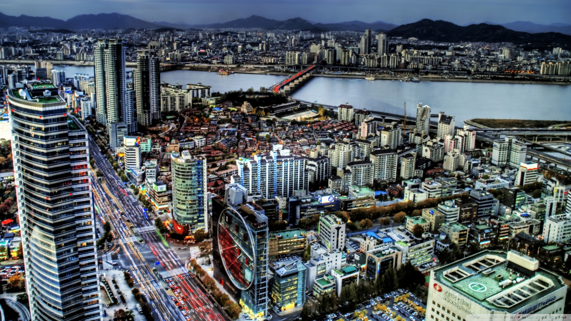  Panorama South Korea Wallpaper 1920x1080 Seoul Panorama South Korea