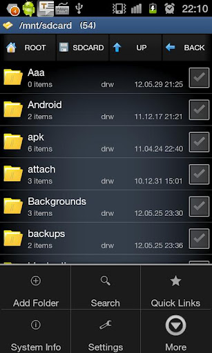 Smart File Manager application is the Android Explorer