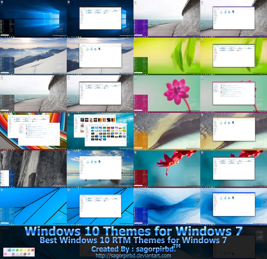 Windows Rtm Themes Final For Win By Sagorpirbd