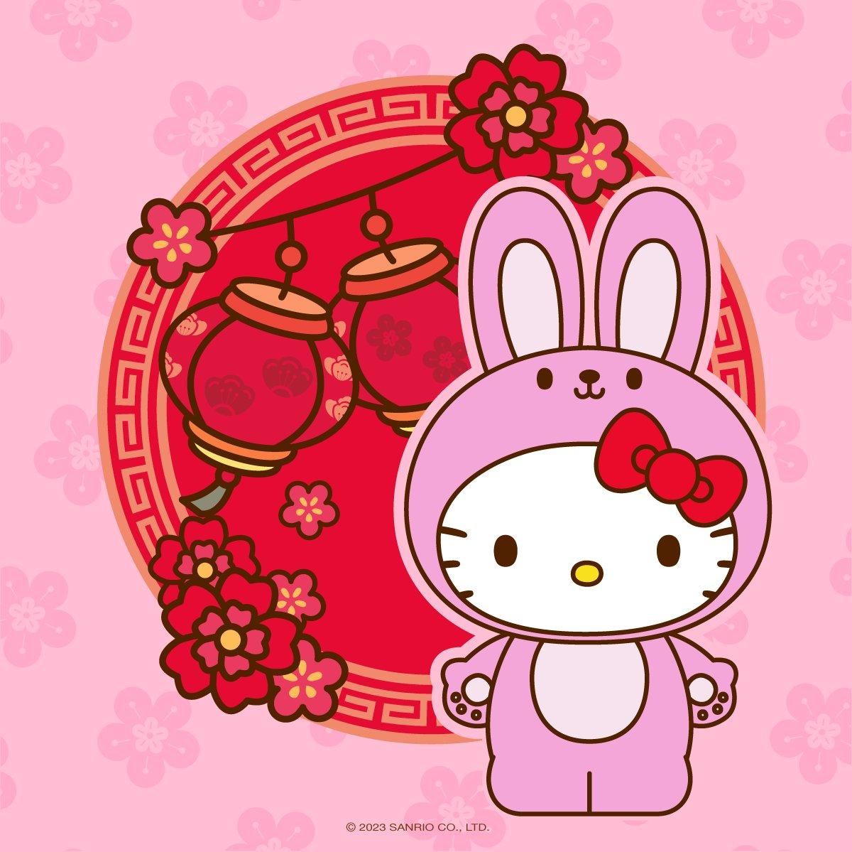 Hello Kitty On X Wishing You A Supercute Year Of The Rabbit