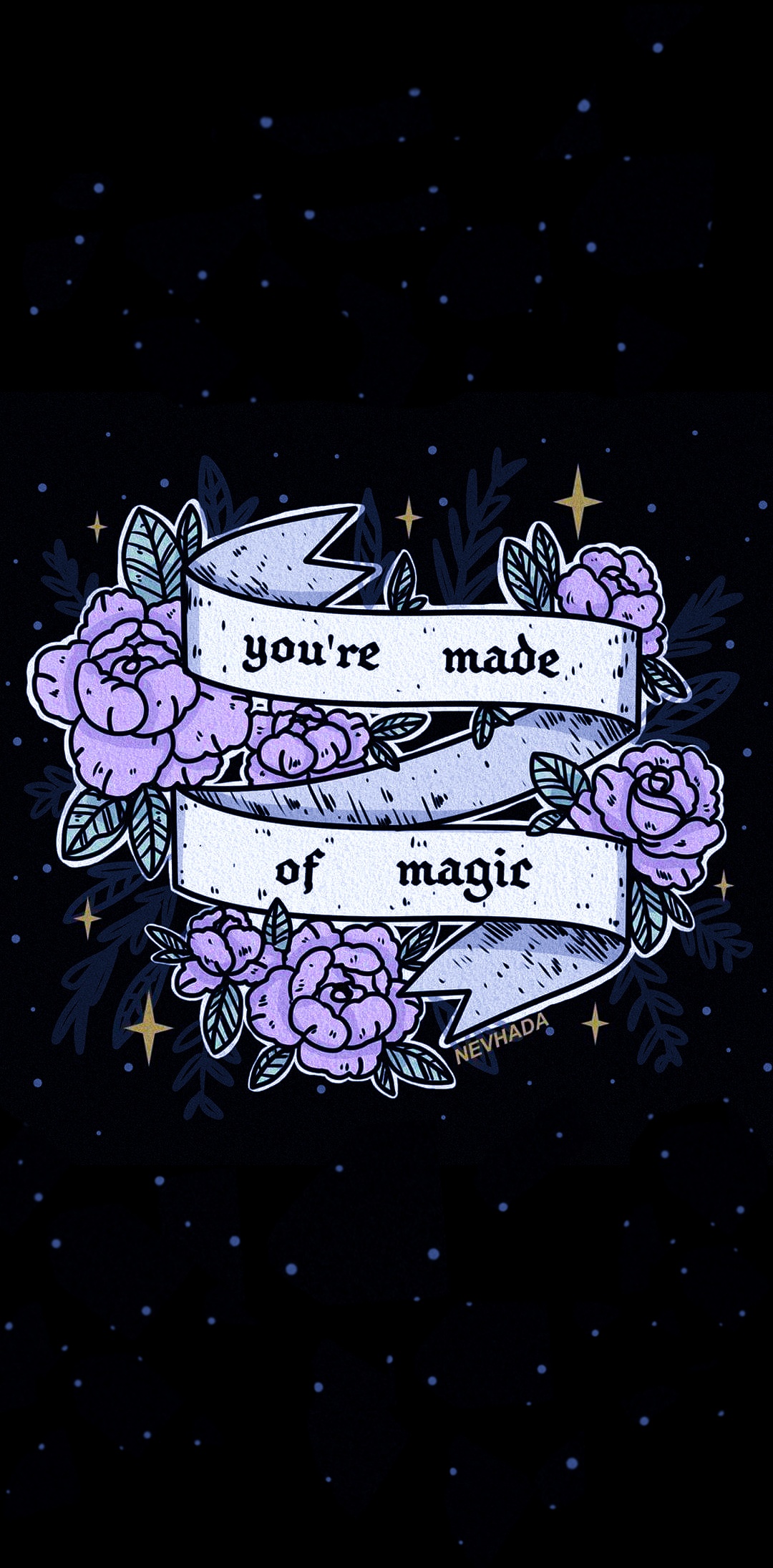 You Re Made Of Magic Witchy Type Wallpaper