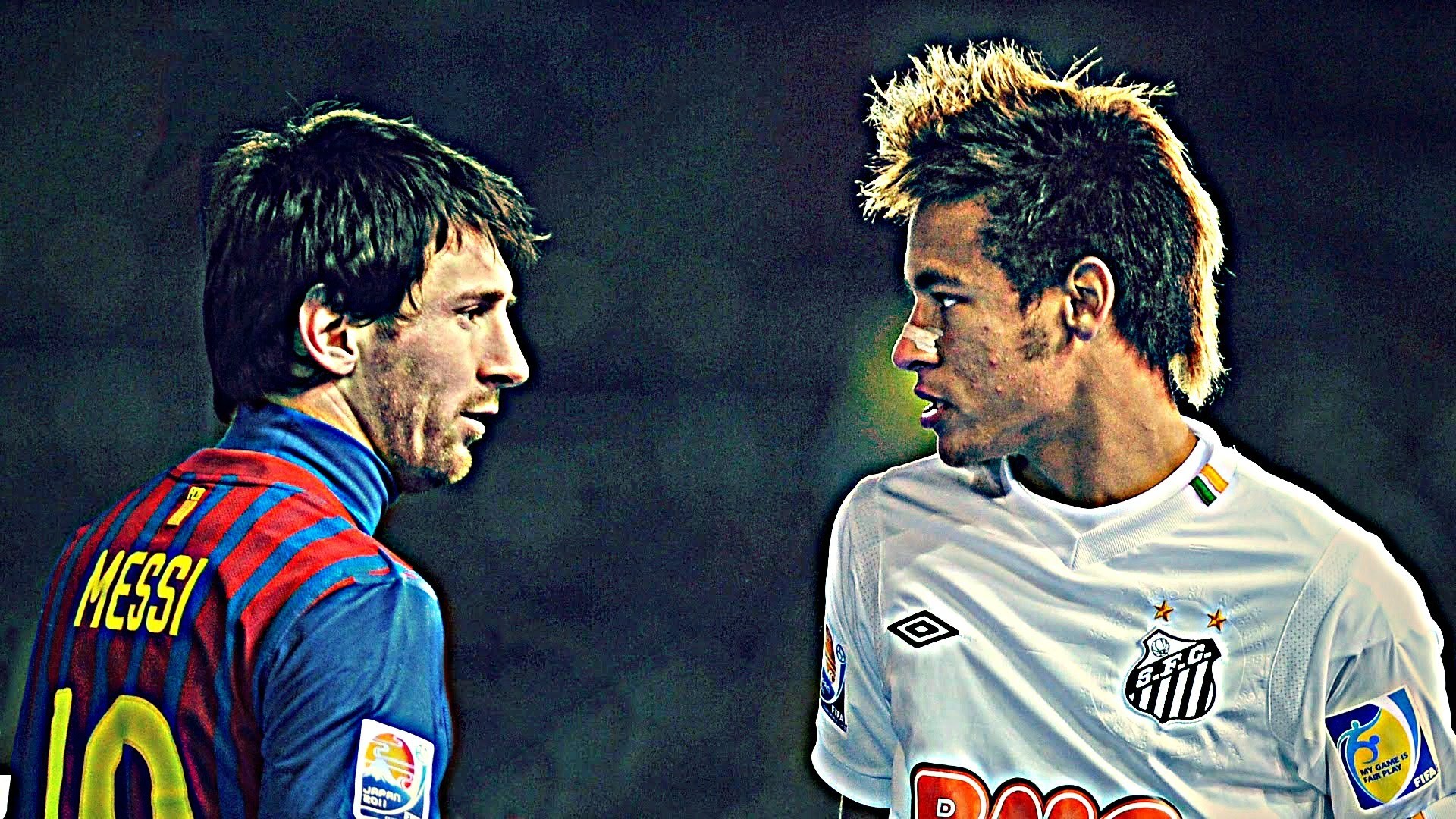 Displaying Image For Neymar Jr And Messi Wallpaper