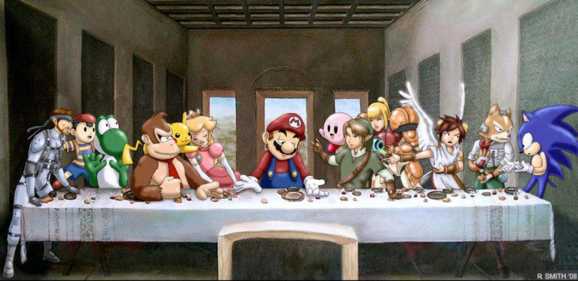 The Last Supper Nintendo Style