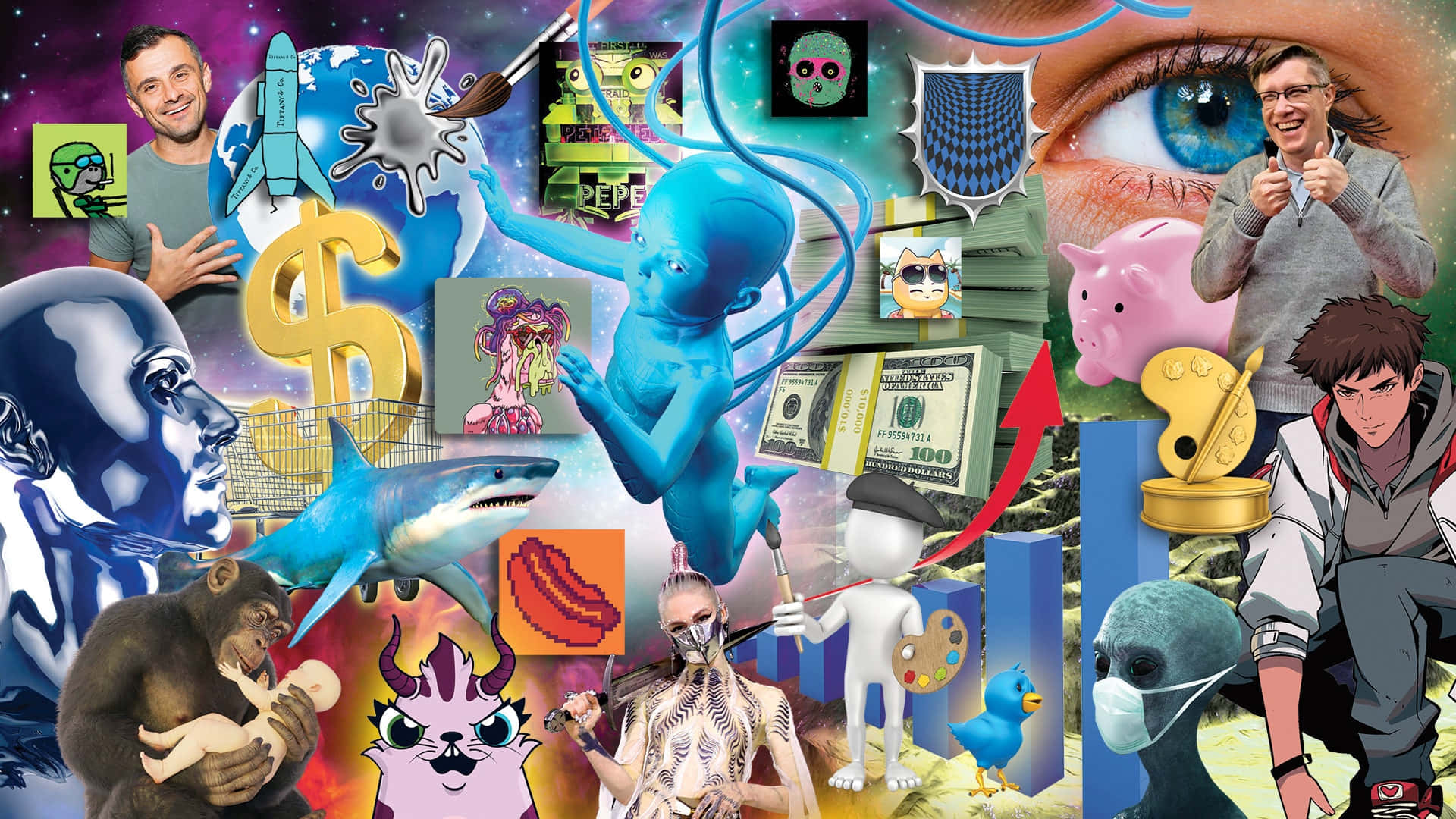 Cartoon Collage Wallpaper