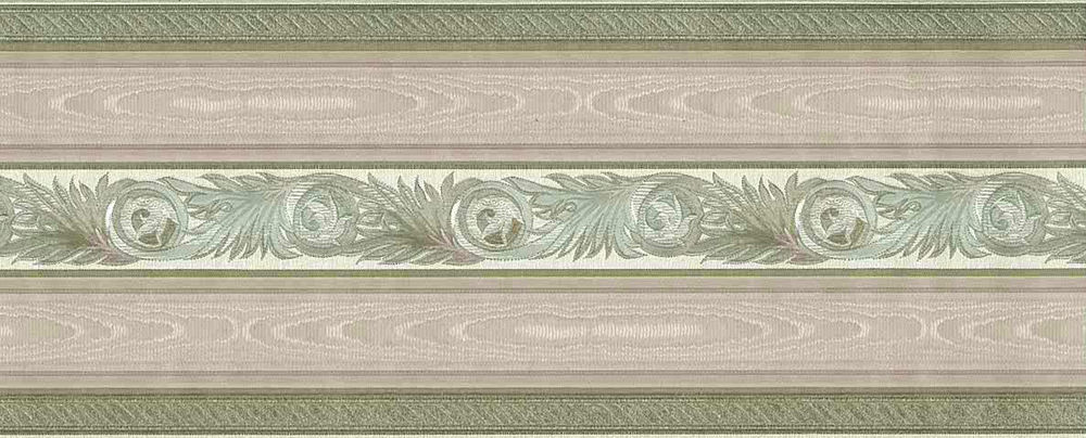 Wallpaper Border Green Textured Pearlized Shand Kydd 681601b