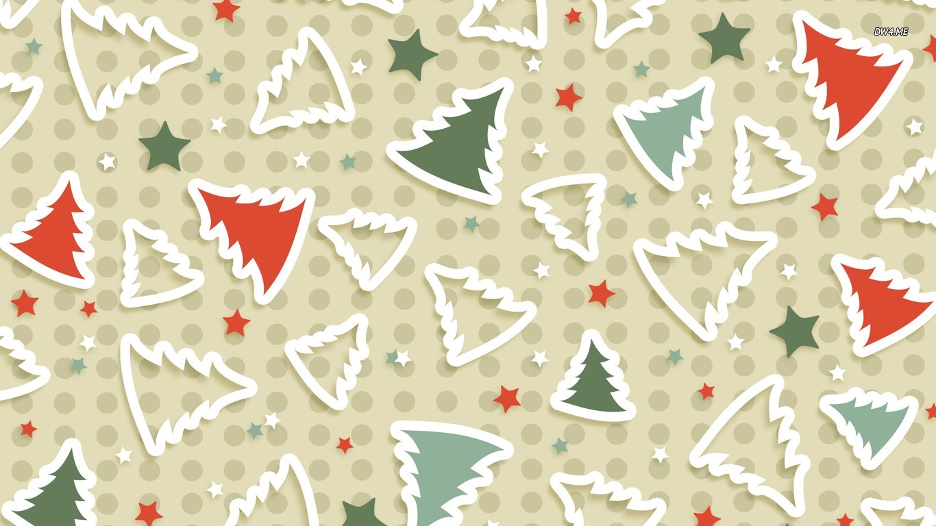 tree pattern wallpaper 1366768 Christmas tree pattern wallpaper 1366x768