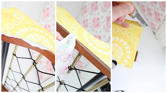 Free download DIY How to put wallpaper on furniture Furniture Ideas