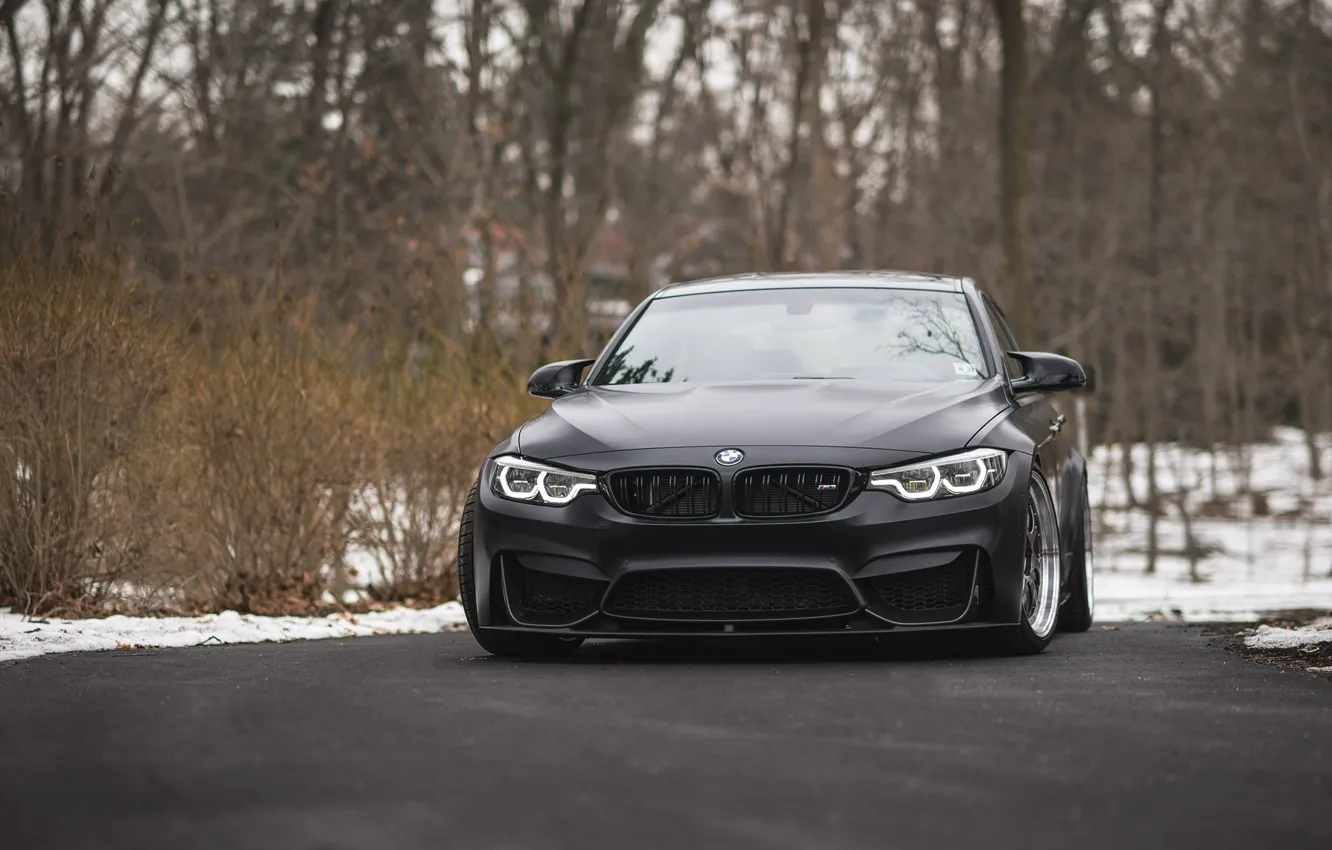 Wallpaper Bmw Winter Black Snow F80 Sight Image For Desktop