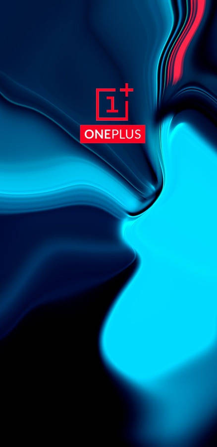Stunning Oneplus 9r With Cool Blue Abstract Wallpaper