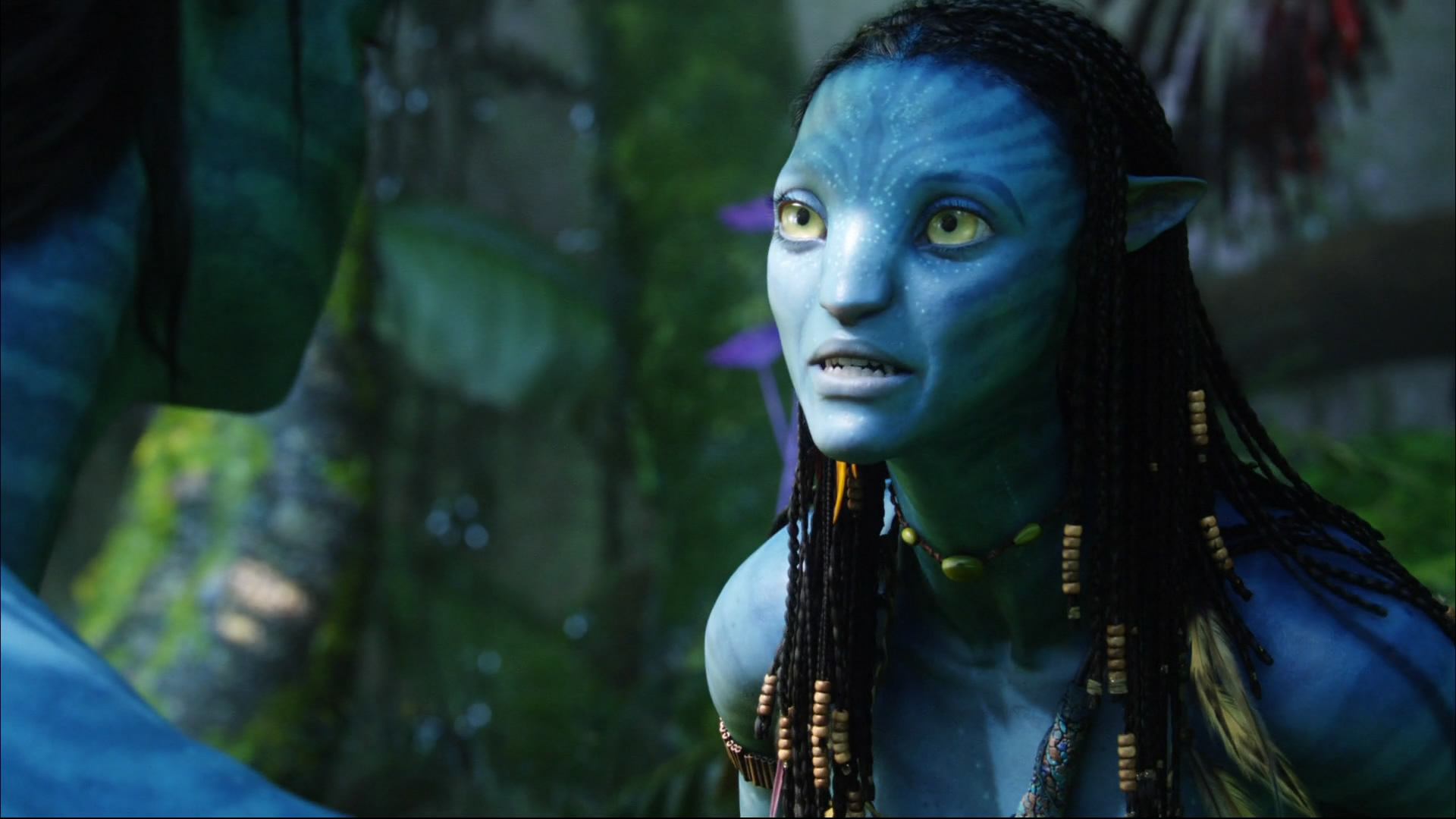 Neytiri, a Na'vi princess, from the movie Avatar