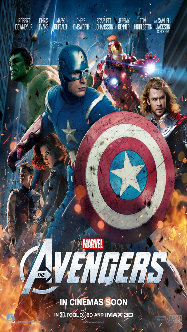 The Avengers iPhone Wallpaper Photo