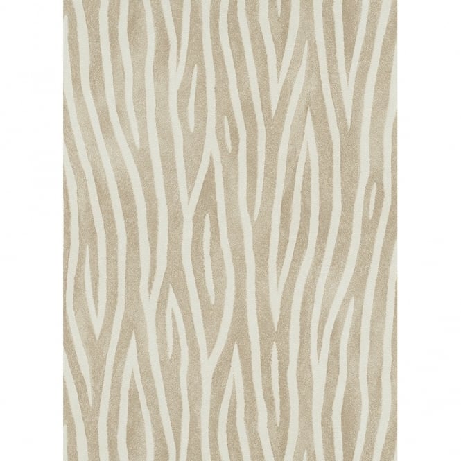 Sambesi Zebra Stripe Animal Print Luxury Textured Wallpaper