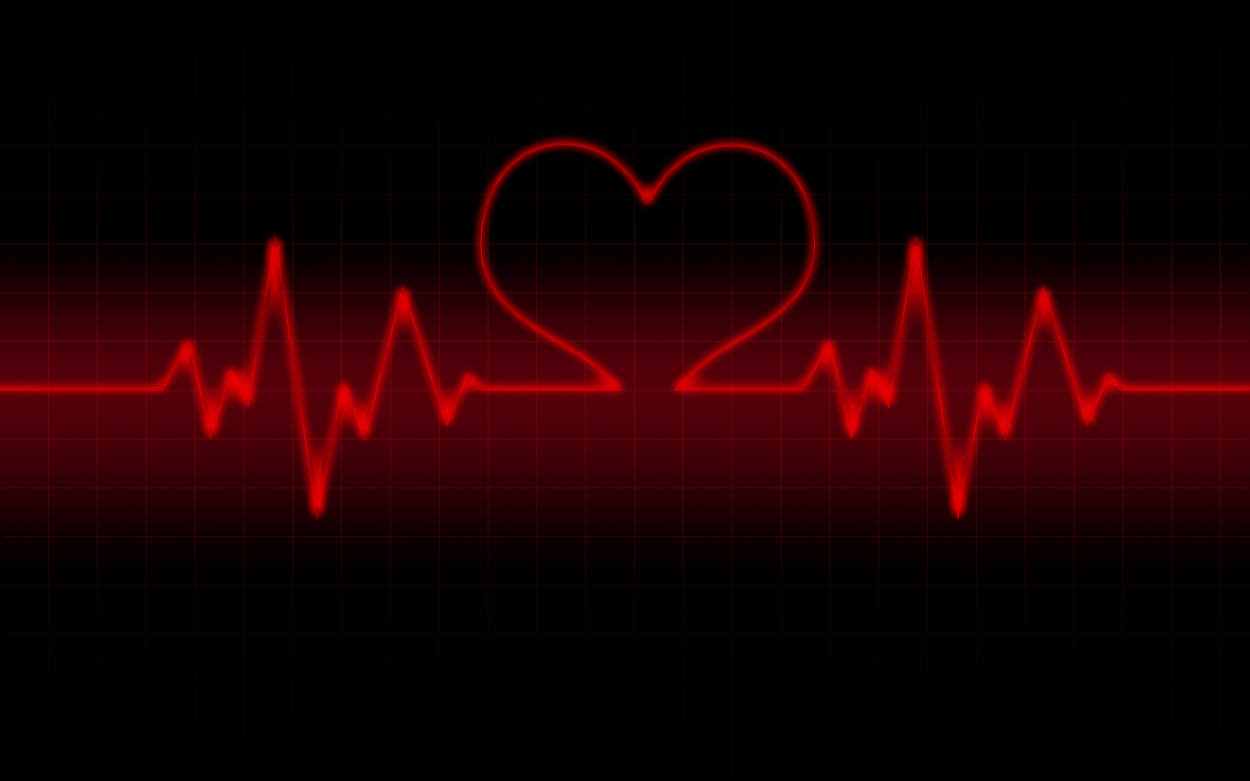 Free Download Red Hearts Black Background [2560X1600] For Your Desktop