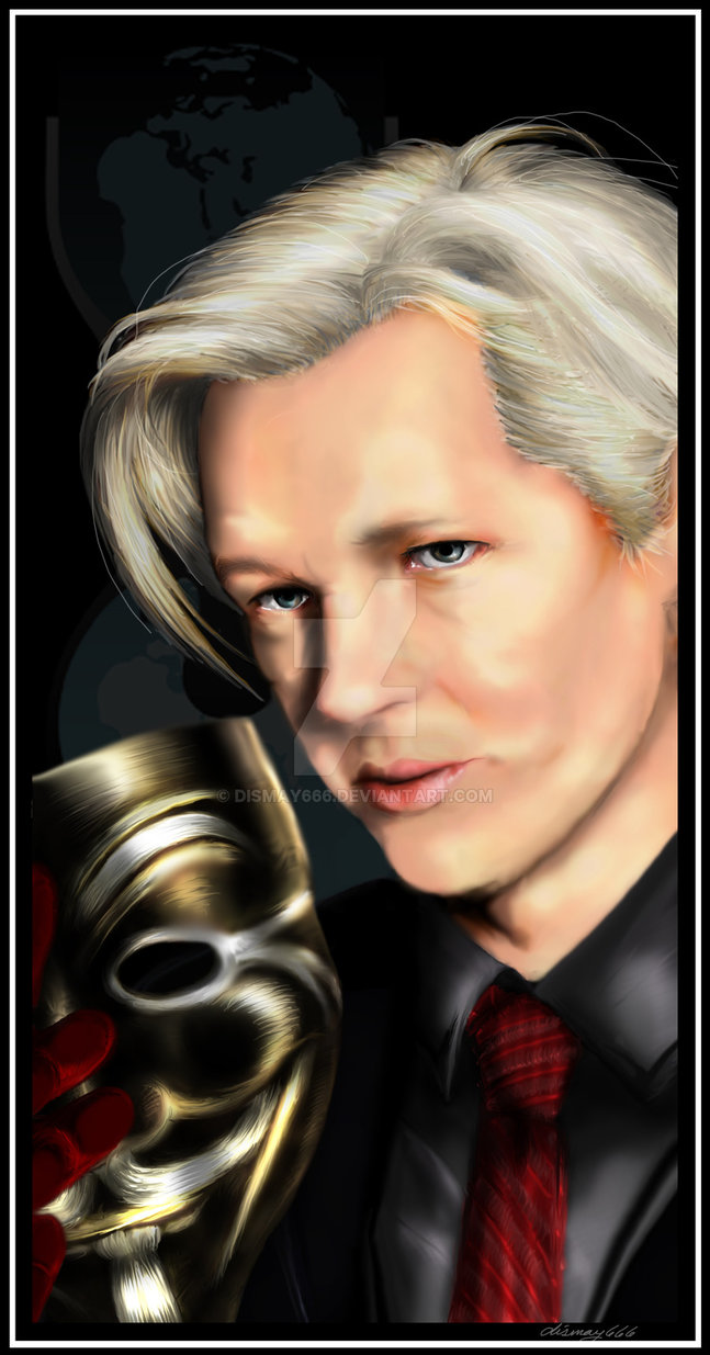 Julian Assange By Dismay666