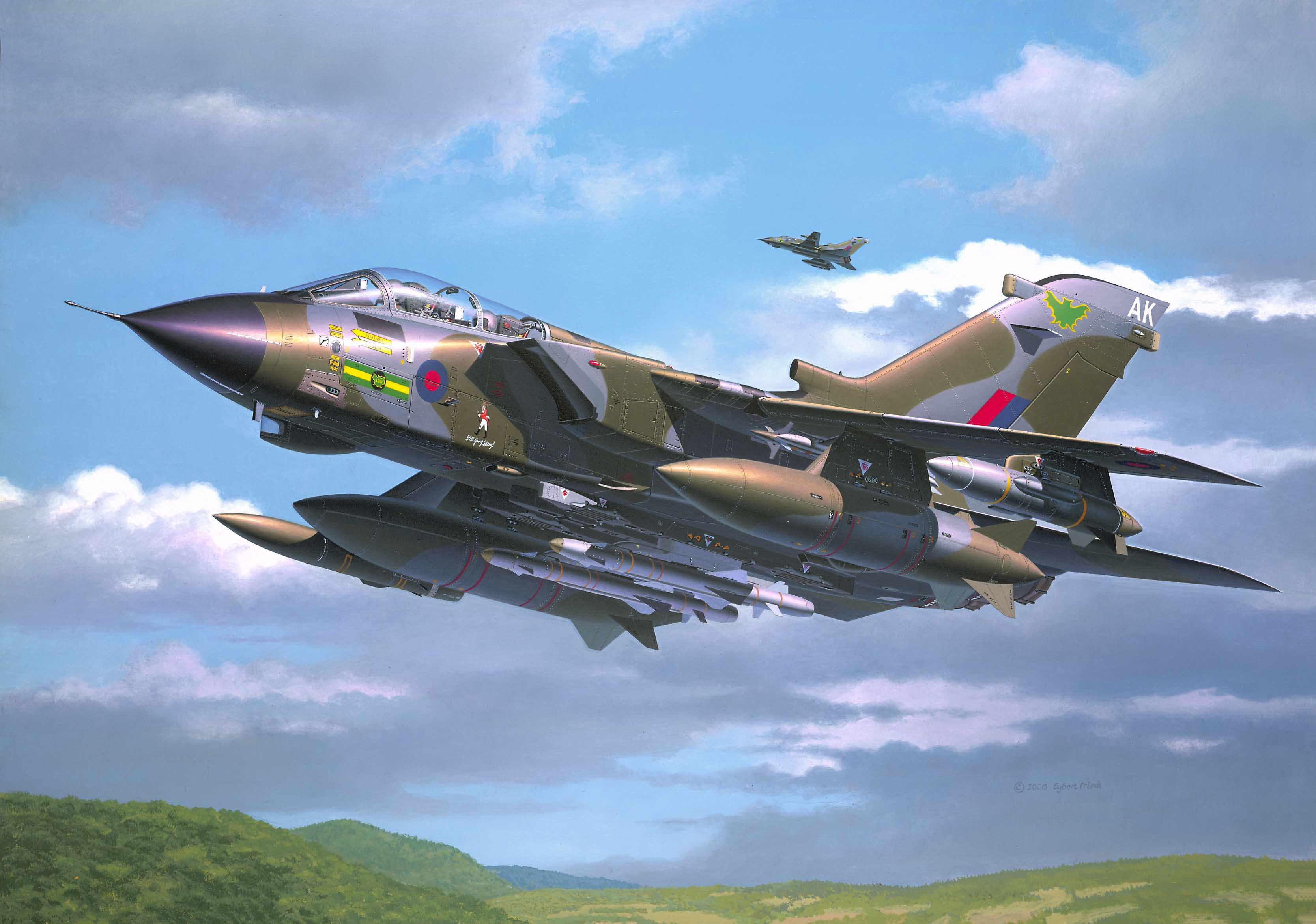 Gr4 Tornado Royal Air Force HD Wallpaper Art Fantasy