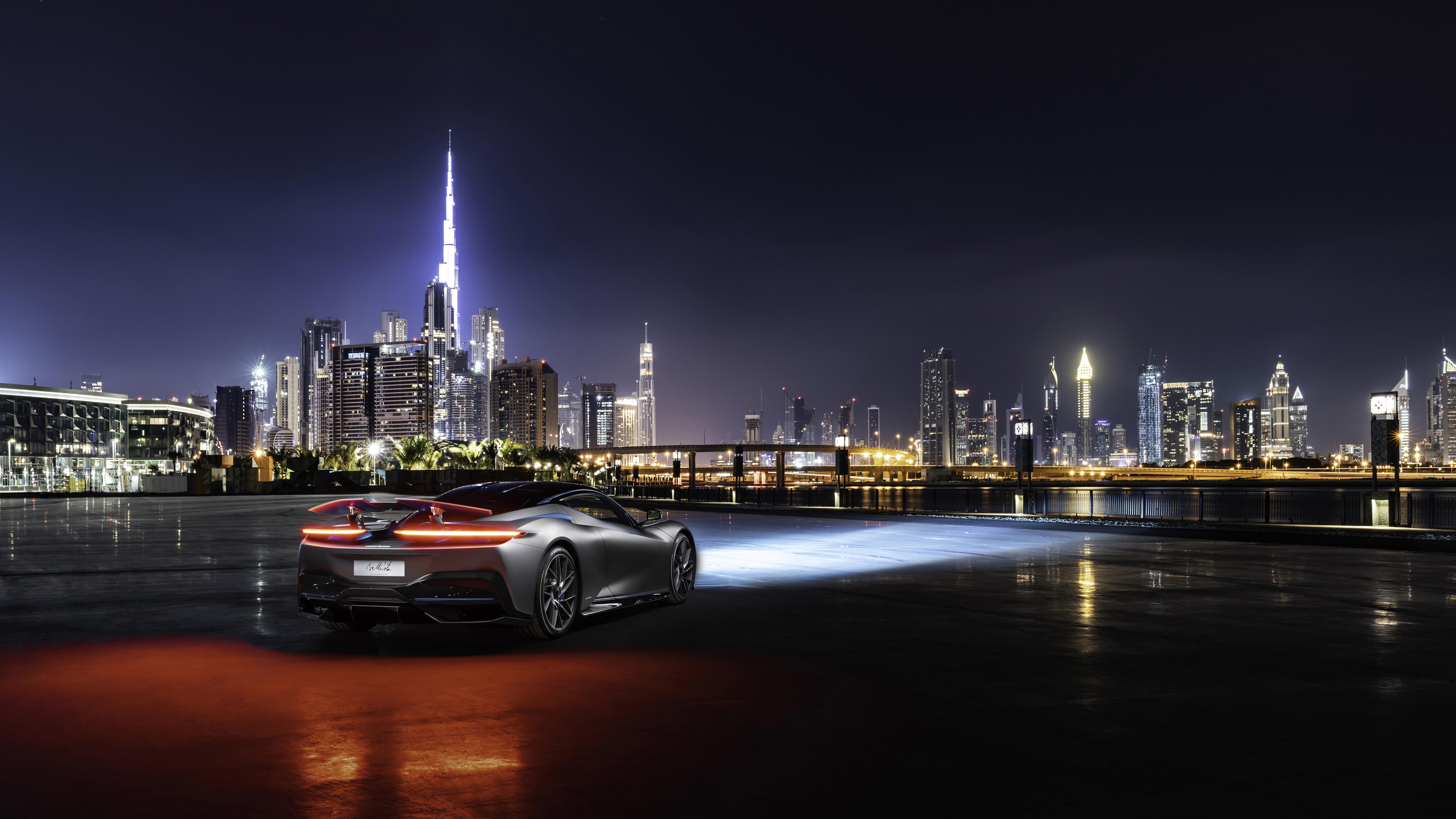 Pininfarina Battista Dubai 4k 8k Wallpaper HD Car