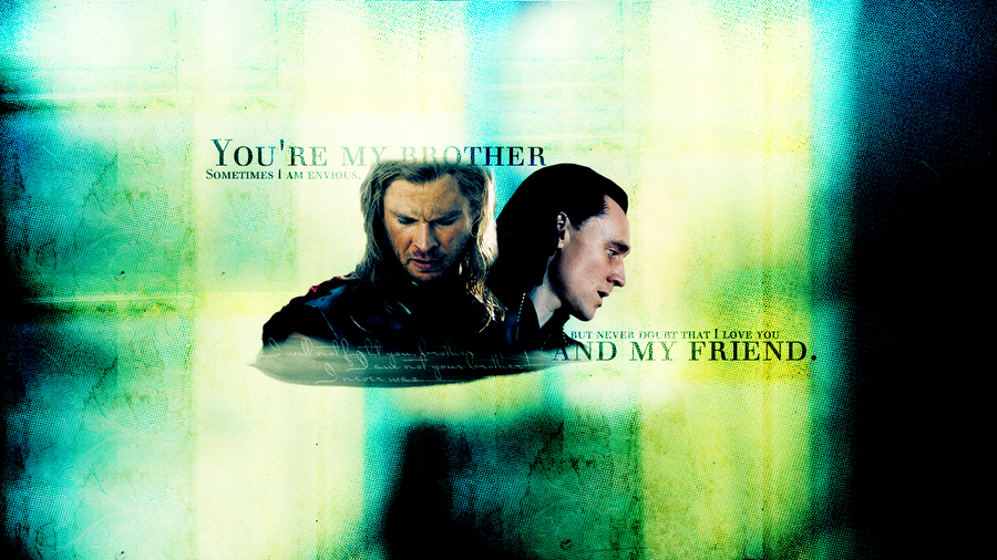 Thor And Loki Wallpaper By Chiaratippy