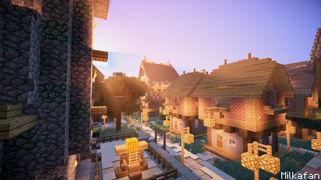 Minecraft Background Shaders HD Wallpaper By