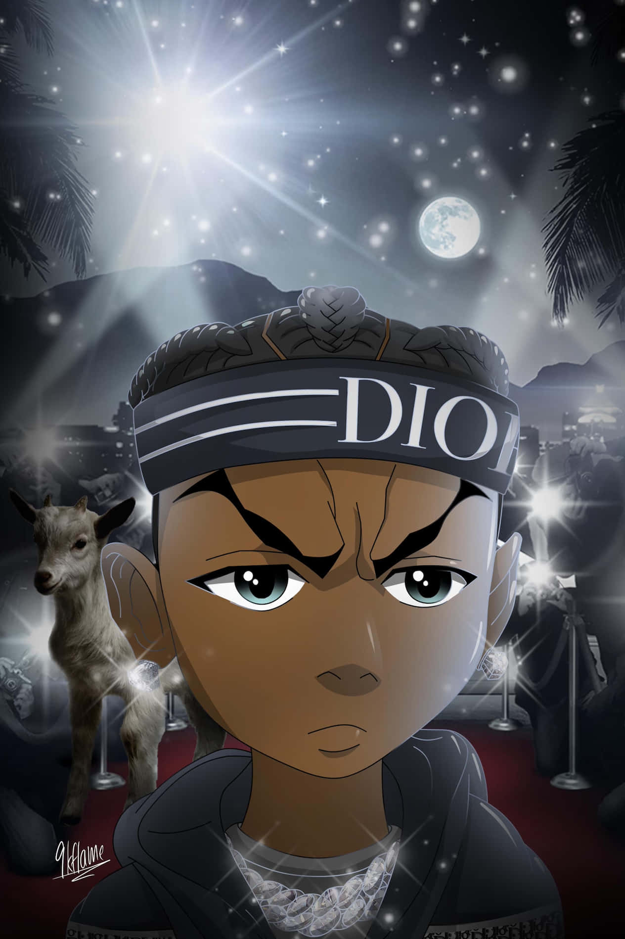 Lil Baby Cartoon Wallpaper