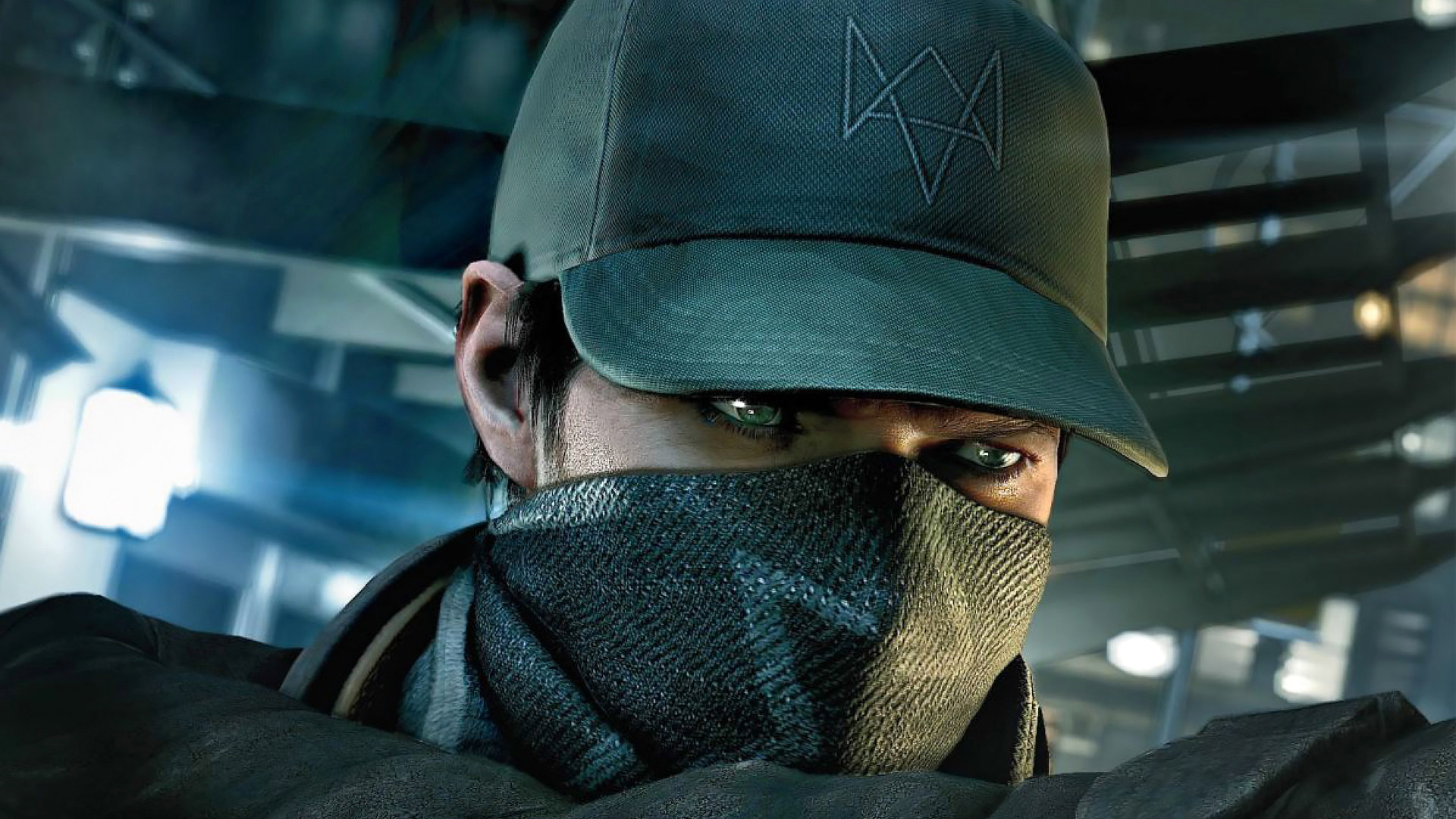 Watch Dogs Video Game Aiden Pearce Scarf Mask And Cap With Nexus Logo