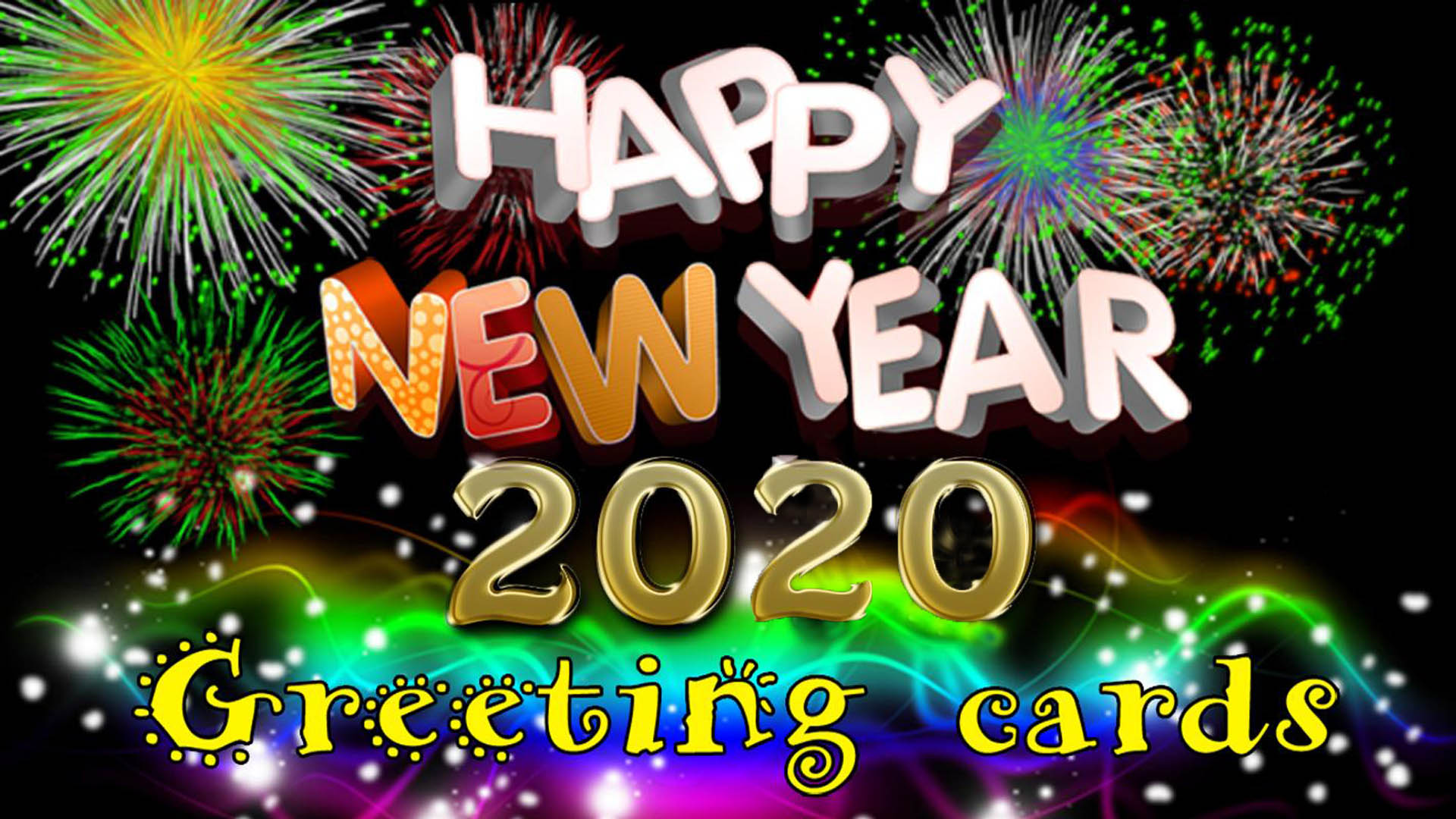 Happy New Year 2020 Greetings Cards Desktop Wallpaper Hd For