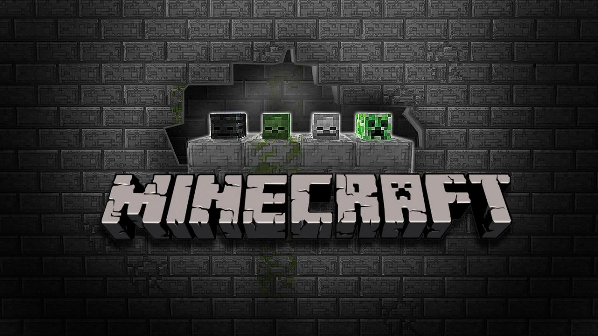 Cool Minecraft Game Logo Wallpaper Background Image Paperpull