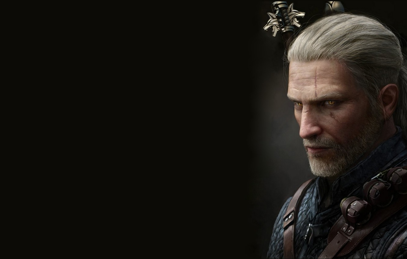 Wallpaper Swords Geralt Of Rivia Gwynbleidd White Wolf The
