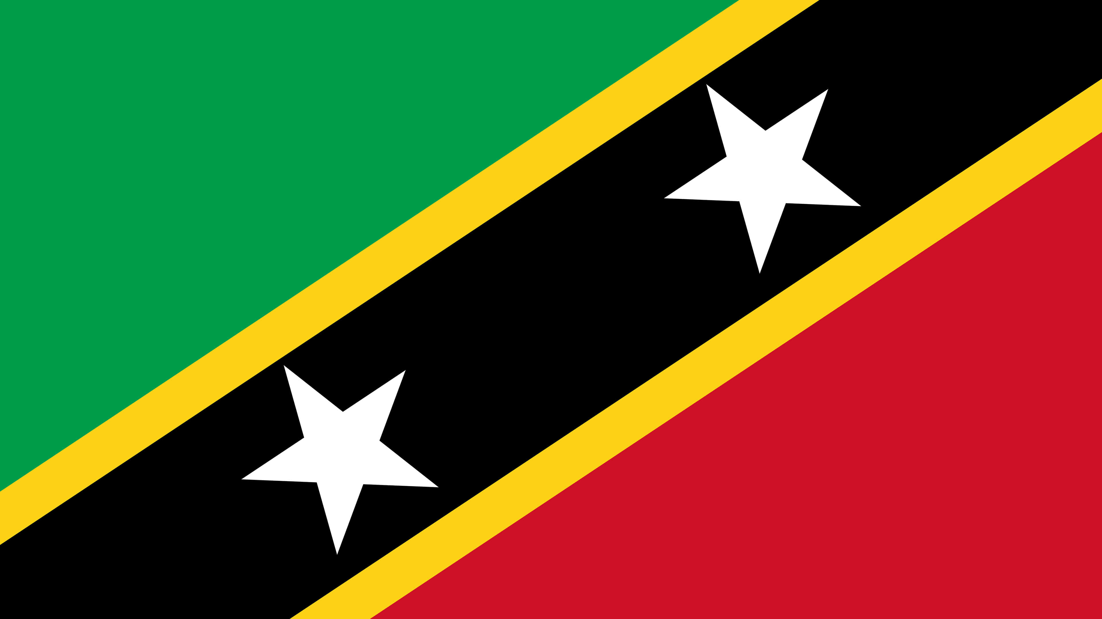 Saint Kitts And Nevis Flag UHD 4k Wallpaper