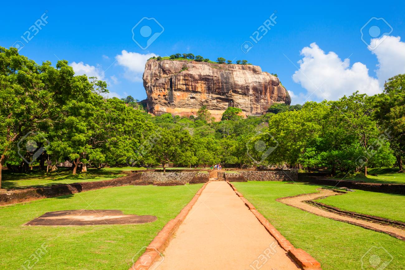 Sigiriya Rock Or Lion Is An Ancient Fortress Near Dambulla
