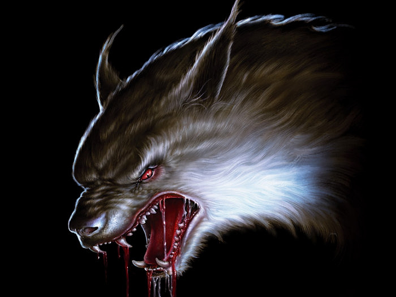 Head Of A Lycan Wallpaper Background