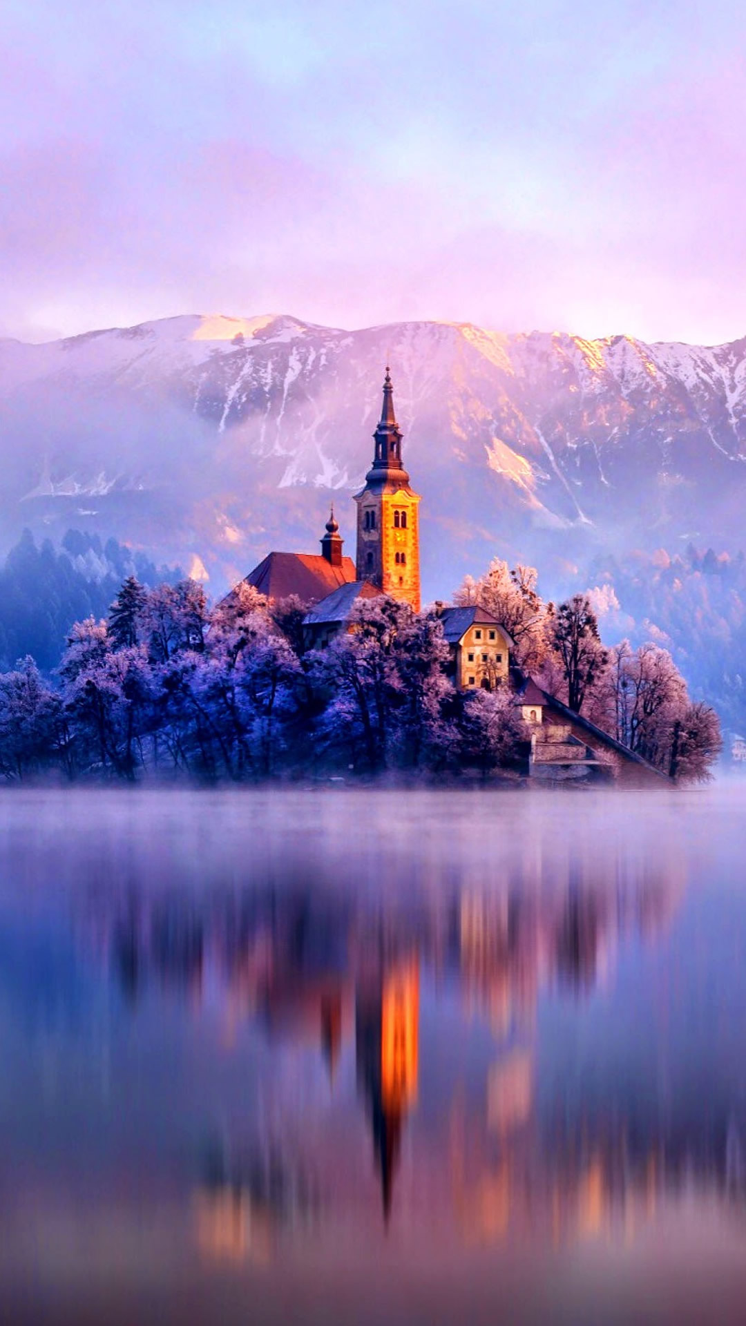 Winter Background For iPhone HD Wallpaper